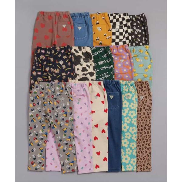 【2025年秋新作】 DAISUKI 総柄パンツ　9分丈　BREEZE J420925