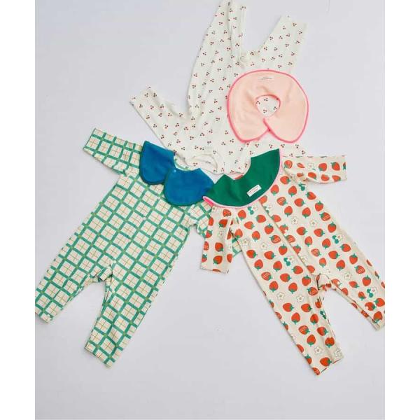 総柄ストレッチカバーオール＆スタイセット リンク　p.premier P132016