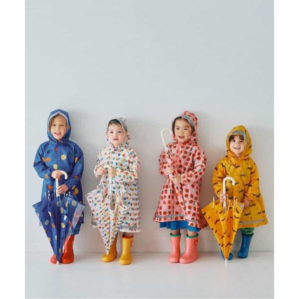 雨の日がたのしい総柄レインコート　p.premier P163016