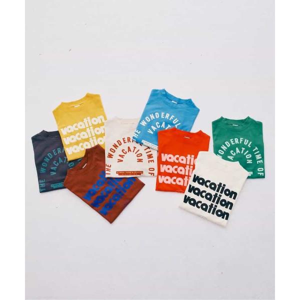 p.premier　We love VACATION2柄シンプルロゴTシャツ　女の子　男の子　子供服
