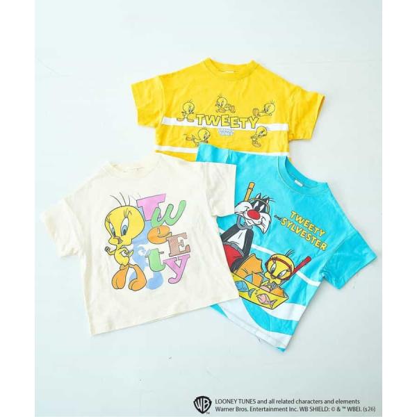 TWEETY BIGTシャツ　p.premier P307056　サックス　イエロー