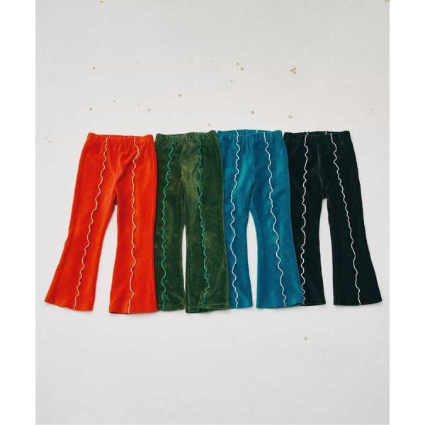 配色メロウストレッチニットコールパンツ　p.premier 　子供服　女の子　男の子