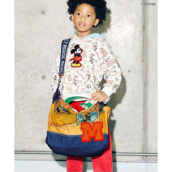 F.O.KIDS　ディズニーキャラクター/ショルダートートバッグ　レインボー