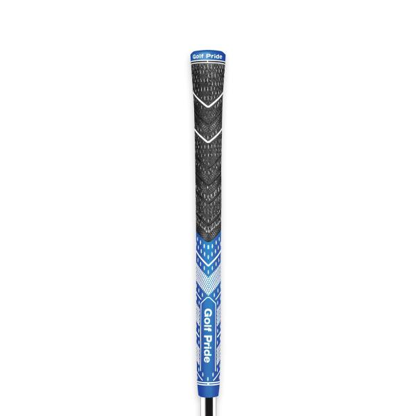 Golf Pride MCC Plus 4チーム ゴルフグリップ - スタンダード ブルー/ホワイト