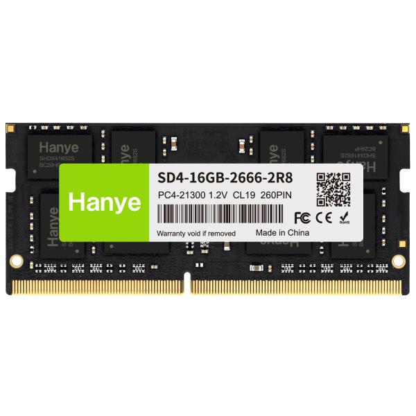 ノートPC用メモリ PC4-21300(DDR4-2666) 16GB SODIMM Hanye 1...