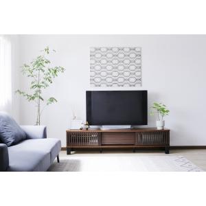 テレビ台 テレビボード170 ローボード 和モダン 格子 : MK家具