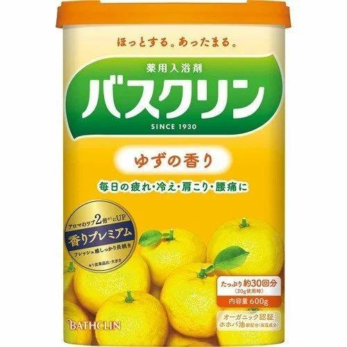 バスクリン ゆずの香り(600g)【バスクリン】【入浴剤】