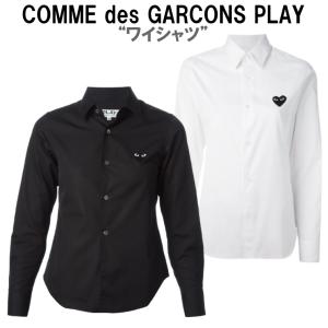 コムデギャルソン プレイ COMME des GARCONS PLAY 長袖シャツ Black（ブラック）White（ホワイト）（レディース）