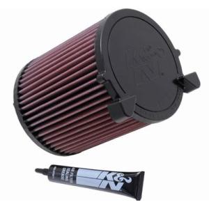 【並行輸入品】K&amp;N E-2014 純正交換エアフィルター AUDI/VW 用