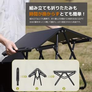 YURAGI アウトドア テーブル キャンプ ...の詳細画像3