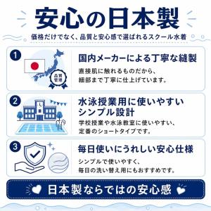 スクール水着 子供男子 キッズ 学校用 ジュニ...の詳細画像1