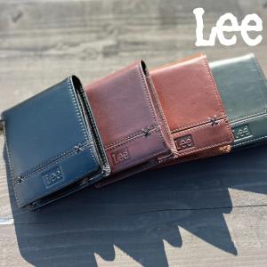 Lee クロスワックスコード 二つ折り財布 男...の詳細画像3