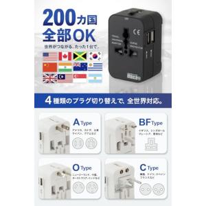 iHouse all 海外変換プラグ 2USB...の詳細画像2