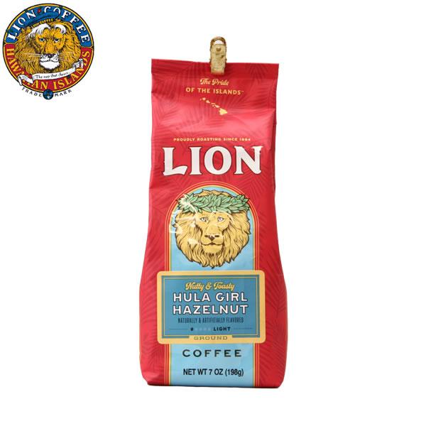 Lion coffee ライオンコーヒー hula girl hezelnut ヘーゼルナッツ 19...