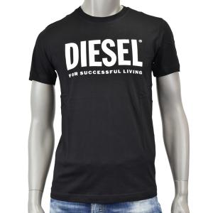 DIESEL ディーゼル T-DIEGOS-ECOLOGO T-SHIRT/ロゴ プリント Tシャツ/ブラック/A02877 0AAXJ 9XX