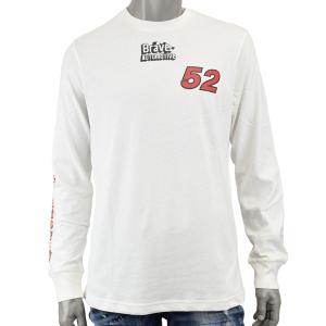 DIESEL ディーゼル T-JUST-LS-C3 T-SHIRT/アーム　ロゴ　長袖Tシャツ　ロンT/ホワイト/A03847 0EFAN 141