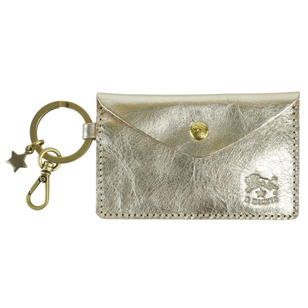 IL BISONTE イルビゾンテ KEY HOLDER キーリング付き　 カードケース　/SKH0...