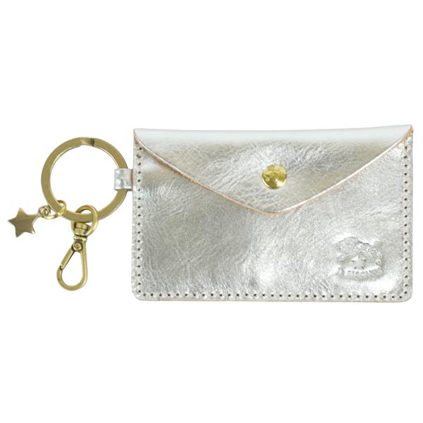 IL BISONTE イルビゾンテ KEY HOLDER キーリング付き　 カードケース　/SKH0...