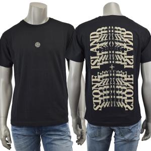 STONE ISLAND ストーンアイランド LETTERING ONE PRINT SHORT SLEEVE T-SHIRT/Tシャツ/ブラック/78152NS86  V0029｜mondorobe