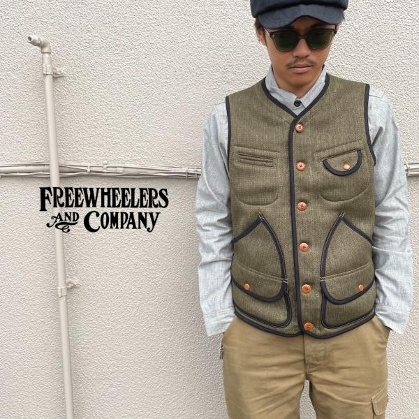 &quot;Bridgeport&quot; VEST / Beach Cloth / FREEWHEELERS / フ...