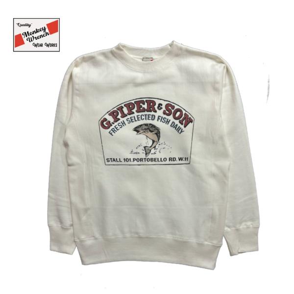 "G.PIPER'S FISH SHOP" HEAVY WEIGHT RIB SWEAT / MW ...