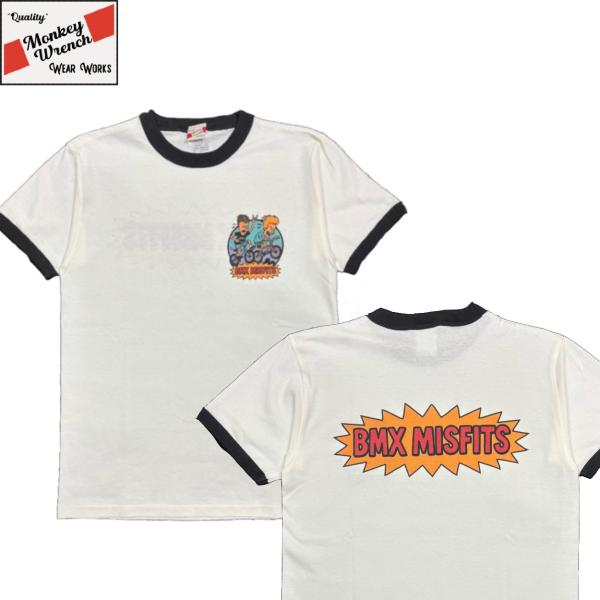 "BMX-MISFITS” リンガーT-SHIRT  / MONKEY WRENCH WEAR WO...