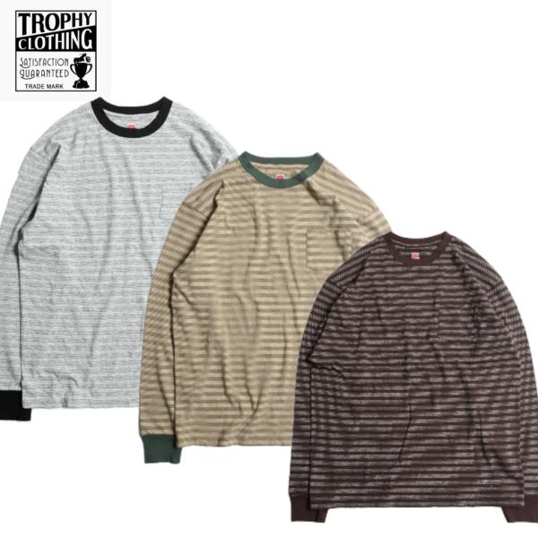 TROPHY CLOTHING / トロフィークロージング / "Multi Border L/S ...