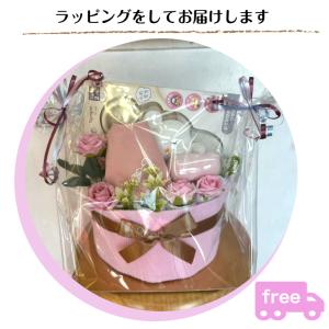 おむつケーキ 女の子 可愛い うさぎ ピンク ...の詳細画像4
