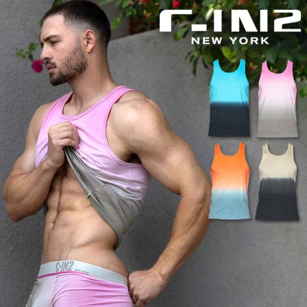 タンクトップ メンズ C-IN2 DIP DYE RELAXED TANK インナーシャツ コットン...
