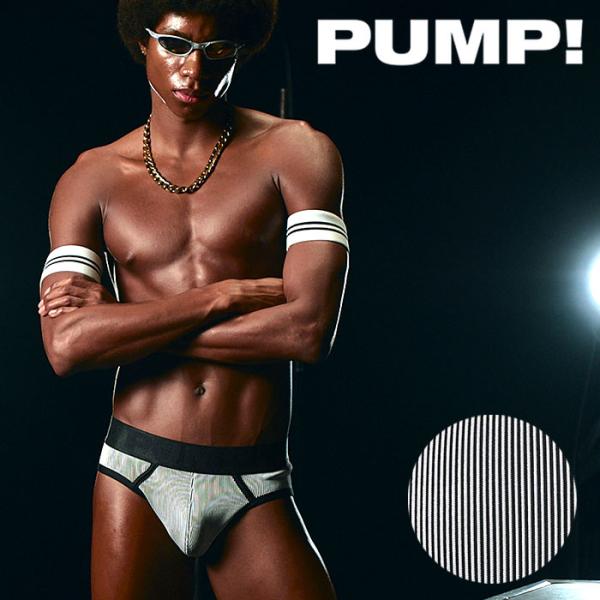 ブリーフ メンズ ローライズブリーフ PUMP UNDERWEAR BLEACH BRIEF パンプ...