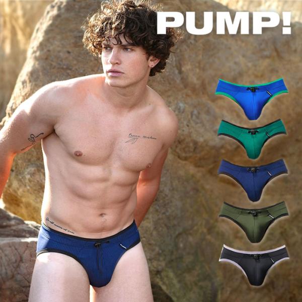 メンズ 水着 ビキニ ビキニブリーフ ビキニパンツ PUMP UNDERWEAR WATER BRI...