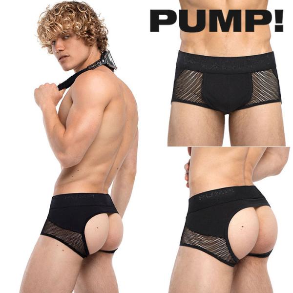 Oバック メンズ ローライズボクサーパンツ バックレス PUMP UNDERWEAR SWITCH ...