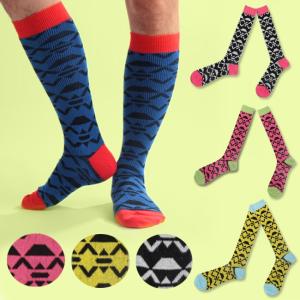 SOCK HOLIC ハイソックス 靴下 LONG SOCKS レミニセンス フォレスト 男性 メンズ 23-25cm 25-27cm 27-29cm 大きいサイズ 小さいサイズ｜monkey