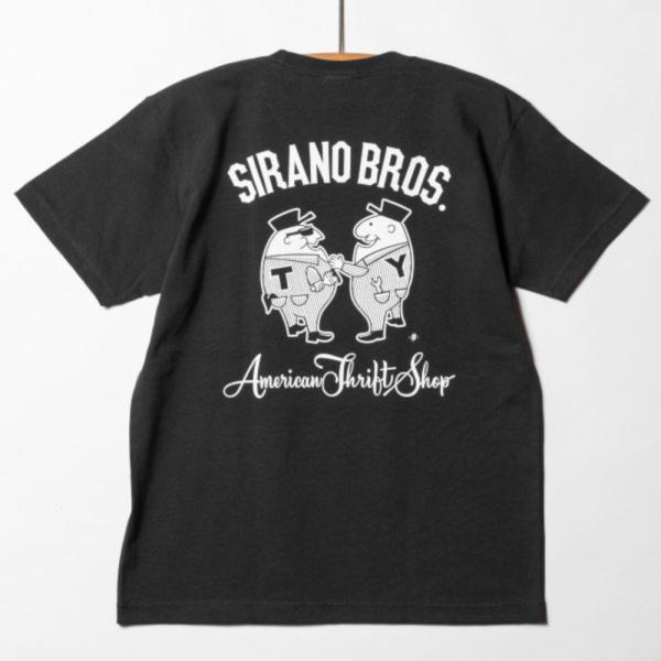 SIRANO BROS シラノブロス T-shirts “Mr.T &amp; Mr.Y” BK シラノブラ...