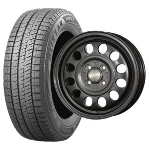 ブリヂストン VRX2 155/65R14 アルミホイールセット VRX2 ４本セット K