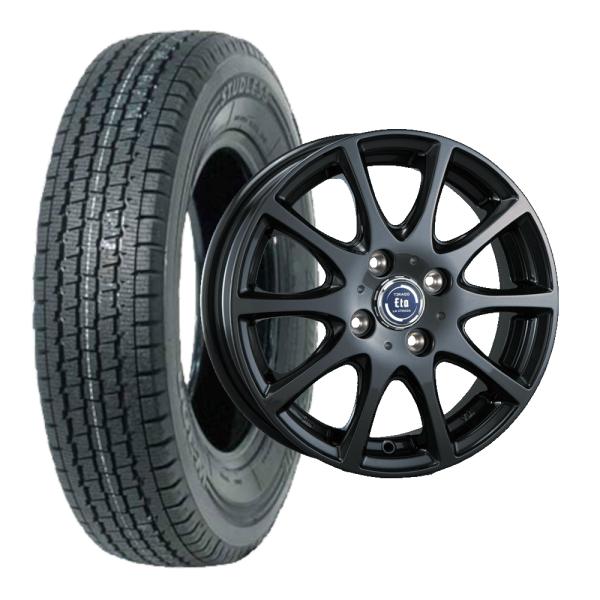 ブリヂストン w300 145/80R12 80/78Nホイール TIRADO ETA12×4.0 ...
