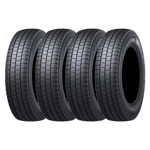 145/80R12 80/78N ダンロップ ウインターマックス LV01 スタッドレスタイヤ 4本...
