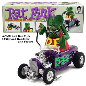 RAT FINK（ラットフィンク） ミニカー 1/18 フィギュア付き 1932
