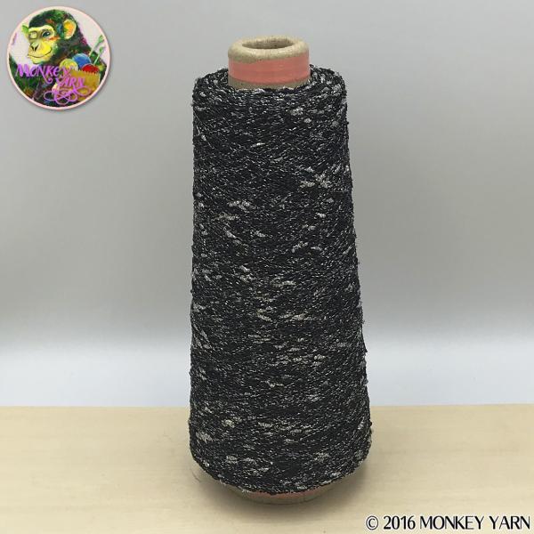 ラメノット150 1 クロシルバー(ギラギラに光る2色玉のラメノット) 約100グラム