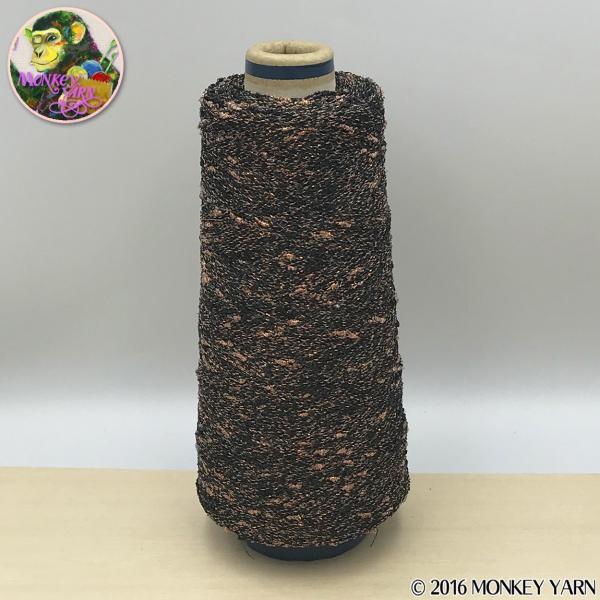 ラメノット150 3 クロオレンジ(ギラギラに光る2色玉のラメノット) 約100グラム