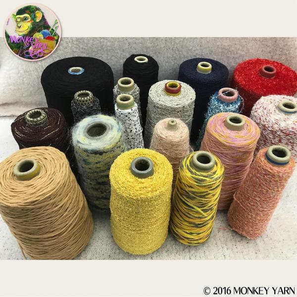 糸詰合せ 003(染糸コーン詰合せ) 約3900グラム