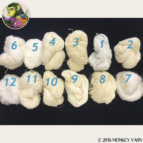 糸詰合せ 010(生成カセ詰合せ) 約3400グラム