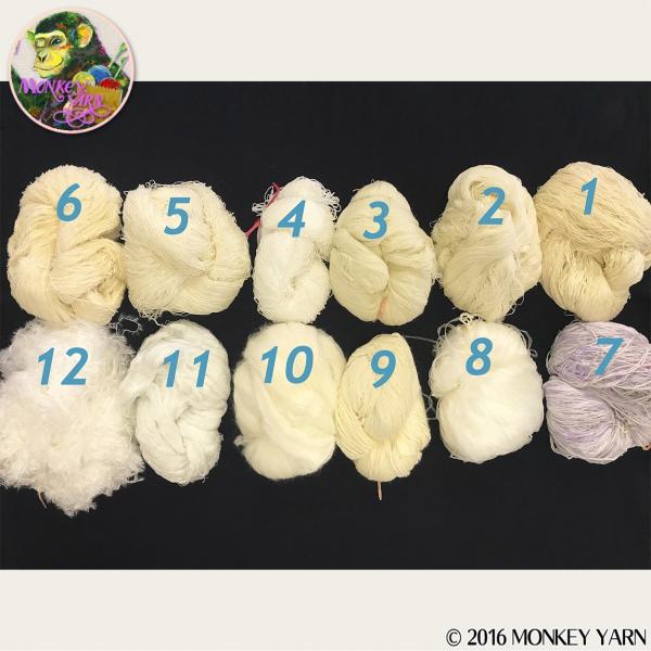 糸詰合せ 011(生成カセ詰合せ12種) 約3400グラム