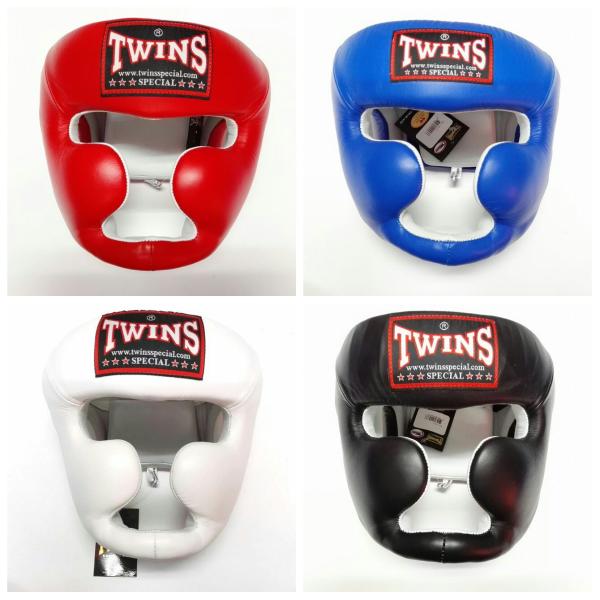 新品 正規 TWINS ヘッドギア 黒 選択/ボクシング/ムエタイ/ヘッドガード/本革製 ツインズ