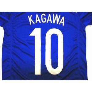 子供用 K042 日本代表HOME KAGAWA*10 香川 青 14 ゲームシャツ パンツ付 ジュ...
