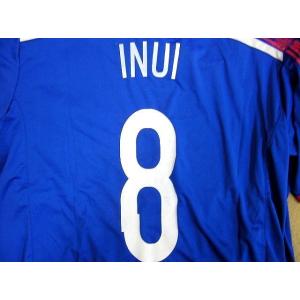 大人用 A044 日本代表 INUI*8 乾 貴士 青 14 ゲームシャツ パンツ付 ユニフォーム