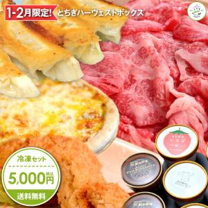 【送料無料】【クーポン利用で30％OFF】ハーヴェストボックス（1-2月 冷凍セット5,000円）｜食品 グルメ お取り寄せ（とちぎSmileマルシェ）【TSM】【0212】