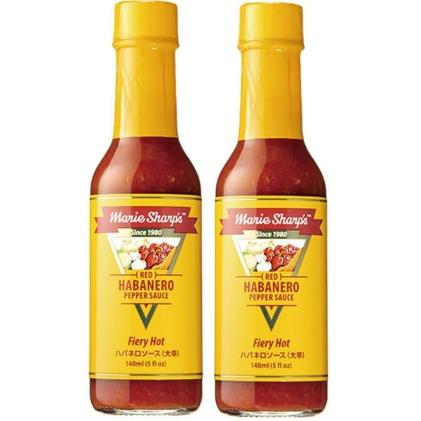 （2本セット）マリーシャープス ハバネロソース ファイアリーホット（大辛）HEAT LEVEL3