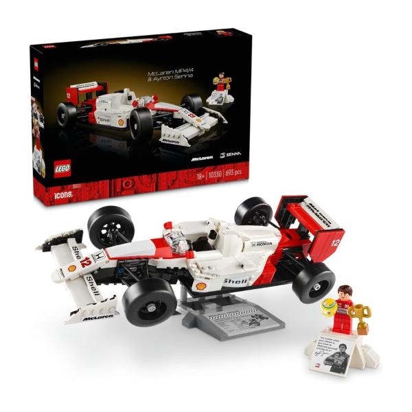 レゴ(LEGO) アイコン マクラーレン MP4/4 &amp;アイルトン・セナ おもちゃ 玩具 誕生日 父...