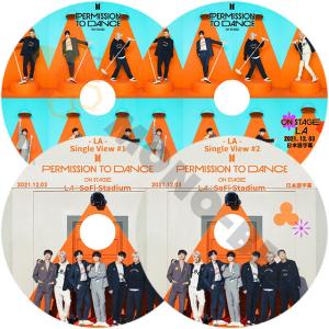 【K-POP DVD] BTS PERMISSION TO DANCE ON STAGE  Single ,Multie  4枚セット- LA SoFi Stadium - 2021.12.03 - BTS 防弾少年団 バンタン【K-POP DVD]
